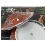 Rare Art Deco Rosenthal Chippendale Sterling Overlay Lidded Bowl