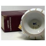 Meissen Porcelain X Form Gold Bronze Seven Piece Coffee/Tea Set