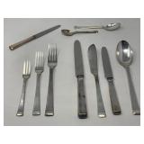 Bertel Gardberg, Scandinavian, 800 Silver Flatware  142 Piece Set, Service for Twelve (12) Plus Serv