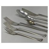 Bertel Gardberg, Scandinavian, 800 Silver Flatware  142 Piece Set, Service for Twelve (12) Plus Serv