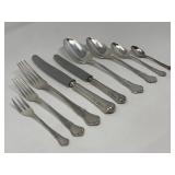 112 Piece 800 Silver Flatware Set from Koch & Bergfeld in Barock