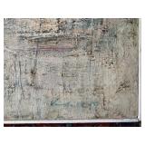 Framed Painting, Plava II, by Rudolf Vombek (Slovenian, 1930-2009) Oil on Canvas, 1959