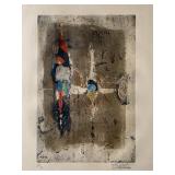 Framed Print by Johnny Friedlaender (German, 1912-1992), Etching