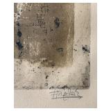 Framed Print by Johnny Friedlaender (German, 1912-1992), Etching