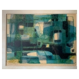 Framed Print, by Rudolf Vombek (Slovenian, 1930-2008), Lithograph, 1959