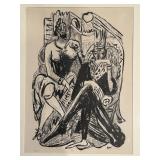 King and Demagogue by Max Beckmann (German, 1884-1950), Print 