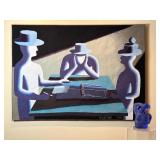 Art of the Deal by Mark Kostabi (American b. 1960) Tapestry