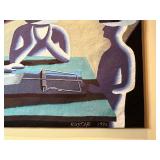Art of the Deal by Mark Kostabi (American b. 1960) Tapestry