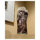 Flying Into The Pit by Lisabith Sterling, Glass Vase