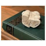 Inuit Kneeling Hunter by Chivly Chupak, Sculpture