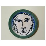 Head of Woman by Oscar Capeche, Plate