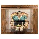 Gertrude Stein by Red Grooms (born 1937) Relief Print