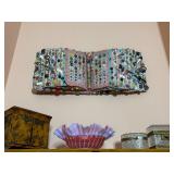 Sewing Book by Colleen Barry-Wilson, (American, b. 1951) Wall Relief