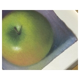 Comice and Granny Smith by Paul Linfante, Pastel on Paper