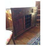 Credenza with Bottle Storage 