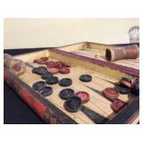 Antique Checkers/ Backgammon