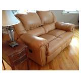 Leather Love Seat Recliner