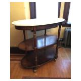 Marble Top Bar Cart