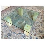 Modern Glass Top Coffee Table