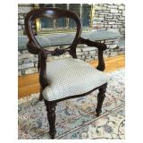 Set of Ten, Eight Side Chairs and Two Captains 