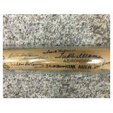 Hall of Famed Autographed Bat with some of the greatest players of the century! 