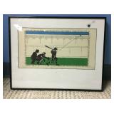 Take Me Out To The Ball Game, Serigraph 