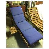 Teak Lounge Chairs with Cushions and Cover