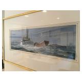 Michael Karas Acrylic " Steaming Home"