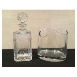 Tiffany Decanter and Ice Bucket