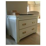 Side Table with Pull Out Tray