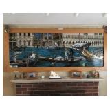 Stunning Stained Glass Installation of Venice scene