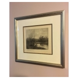 William J. Dana- Etching