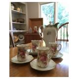 RNS+ Russian Antique Chocolate Pot Set