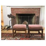 Pair of Stickley Footstools 