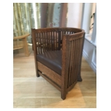 Plail Brothers Barrel Back Armchair, Circa 1900