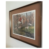 Sam Savitt, Signed Print, Fox Hunting