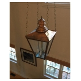 Over-Sized Brass Lantern Chandelier 