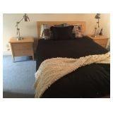 Crate and Barrel Bedroom Set, Queen