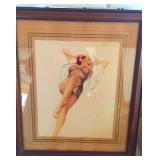 Pin-Up Print With Provence