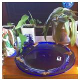 Colbalt Blue & Plants