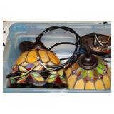 Leaded Glass Hanging Lamps