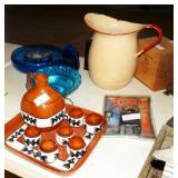 Granite Pitcher/Liquor Set & More 