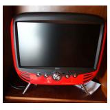 Red Retro Look 22" T.V.