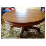 Cut-Down Round Oak Table