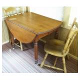 Antique Drop Leaf Table & Chairs