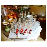 Tables Full Glassware & Collectibles