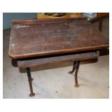 2-Antique School Desks