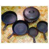 Griswald Dutch Oven , Fry Pan & More Cast Iron Cookware