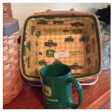 John Deere Cuo & Longaberger Basket
