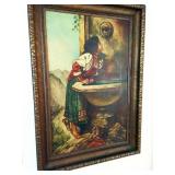 Leda At The Well Oil A.E Segall